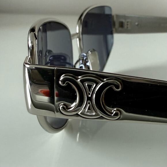 NEW!!! Celine metal Triomphe sunglasses CL40293U 16V Authentic Retail 650$ - Picture 5 of 9